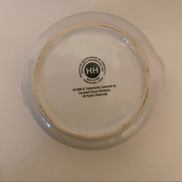 Vintage 1998 Campbell's Soup Covered Soup Bowl - Picture 9 of 11